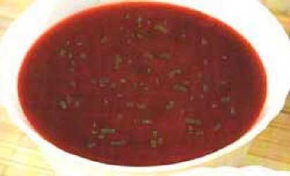 Красный рыбный соус с грибами фотография